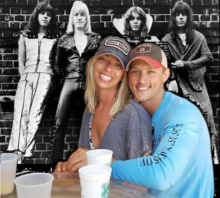 Couple Asks Internet To Photoshop Out Shirtless Guy From Engagement Photo, Regrets It Immediately