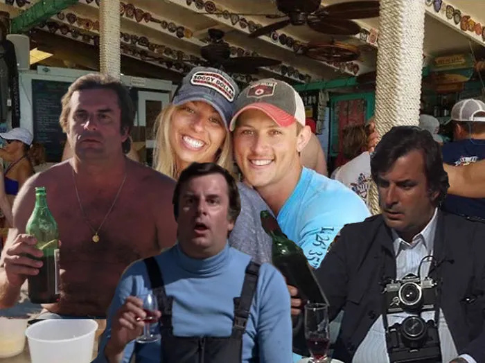 Couple Asks Internet To Photoshop Out Shirtless Guy From Engagement Photo, Regrets It Immediately