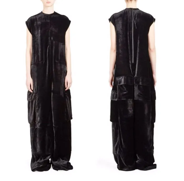 Solid Oversized Jumpsuit