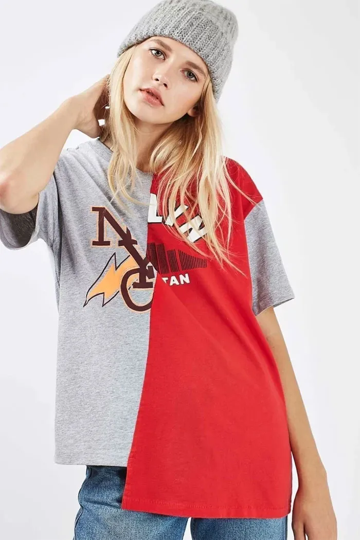 Spliced College T-shirt