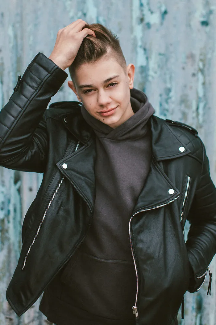 Felix Our Handsome Teen Model, A Skateboarder, Parkour Junkie! Felix Has Tourette's