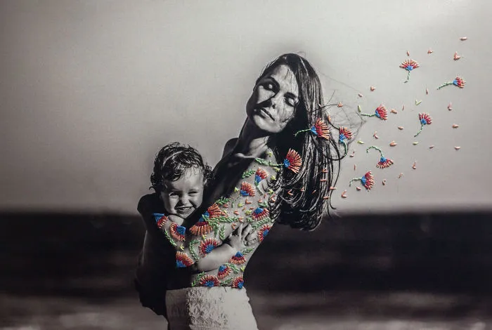 Photography Merges With Delicate Embroidery In Works By This Brazilian Artist