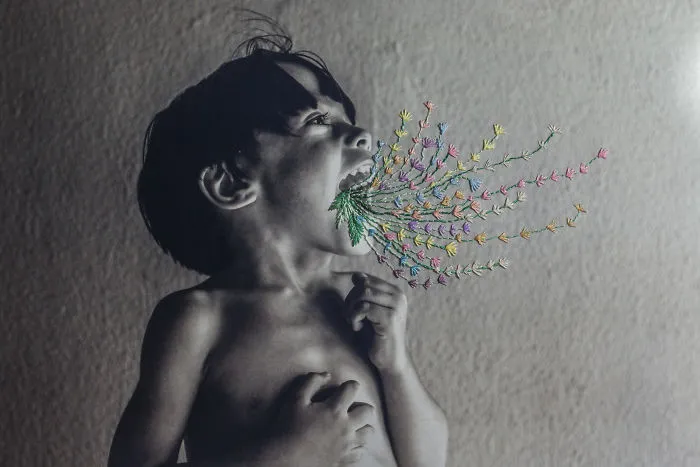 Photography Merges With Delicate Embroidery In Works By This Brazilian Artist