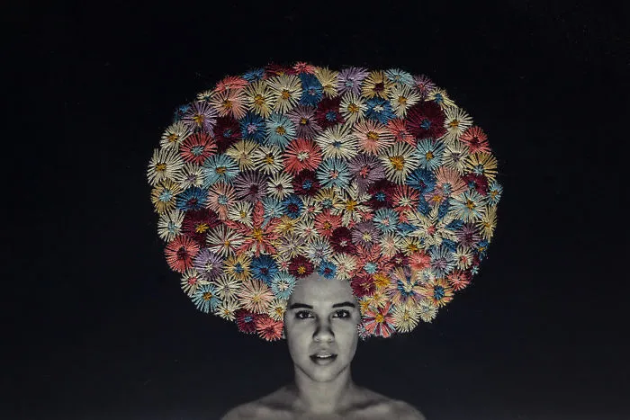 Photography Merges With Delicate Embroidery In Works By This Brazilian Artist