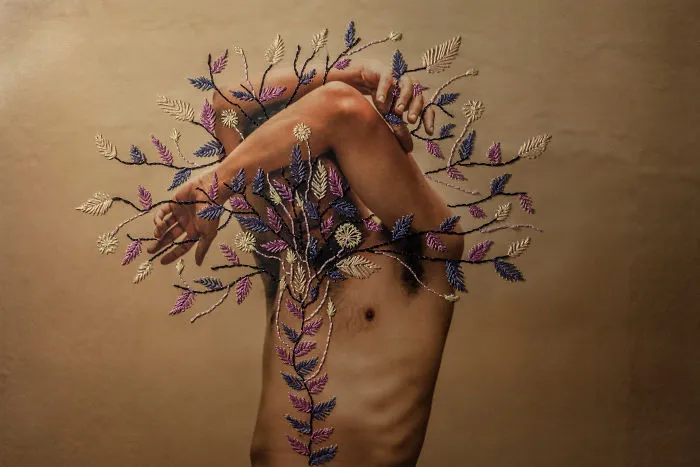 Photography Merges With Delicate Embroidery In Works By This Brazilian Artist