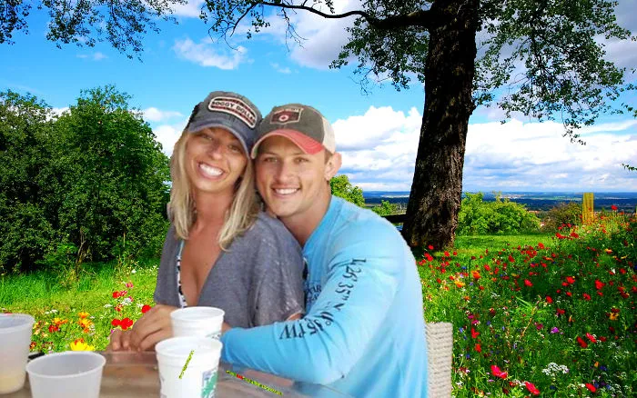 Couple Asks Internet To Photoshop Out Shirtless Guy From Engagement Photo, Regrets It Immediately