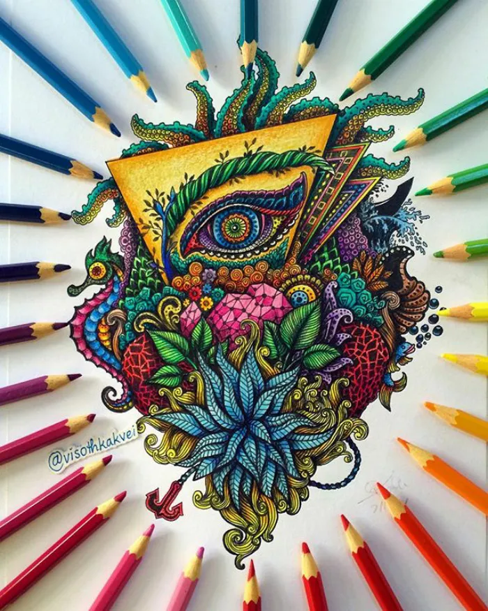 Este artista camboyano lleva el hacer dibujitos a otro nivel