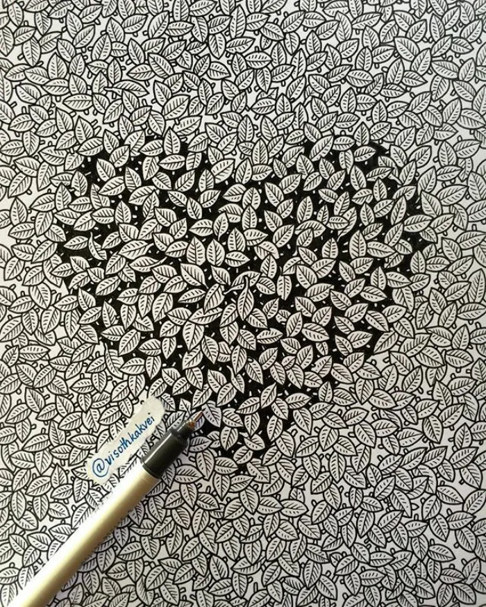 This Cambodian Artist Is Taking Doodling To Another Level