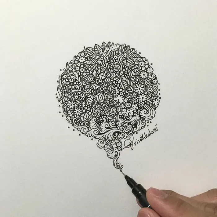 This Cambodian Artist Is Taking Doodling To Another Level
