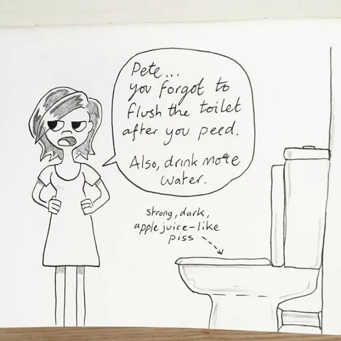 Sorry For The Lack Of Posts Over The Last Few Days, Normal Service Is Resumed. Here's Kellie Shaming Me When I Forgot To Flush The Toilet Once