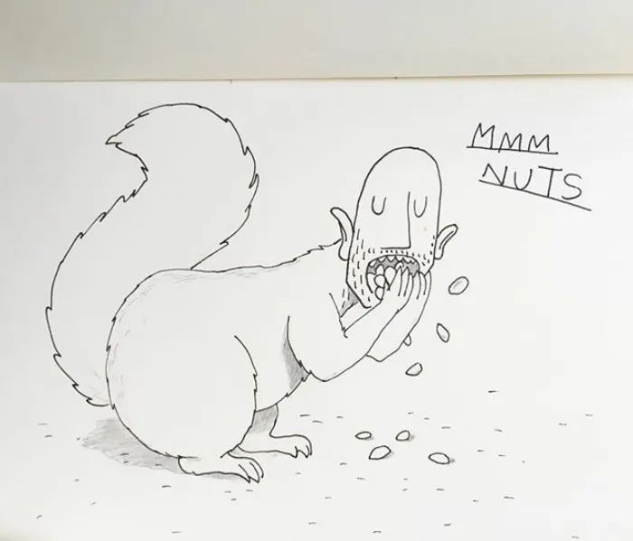 I Love To Snack On Nuts, Kellie Says I'm Like A Squirrel