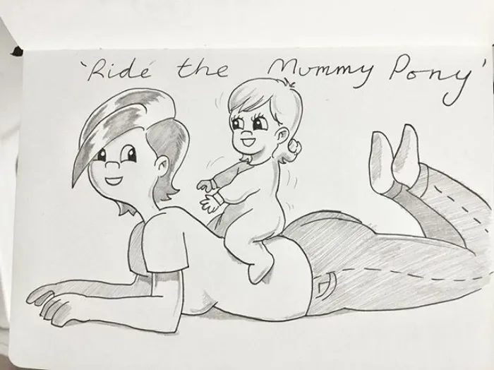 Poppy Likes To Ride The Mummy Pony. Kellie And I Both Sing It And She Giggles As She Bounces