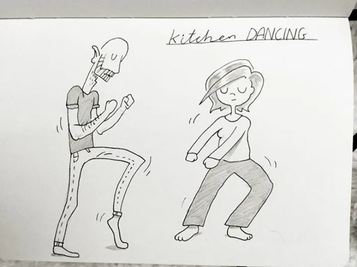 Sometimes Kellie And I Will Be Talking To Each Other When We'll Suddenly Break Out In Spontaneous Silent Dancing