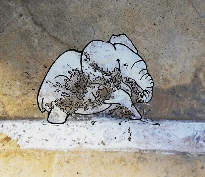 Bird Shit Elephant