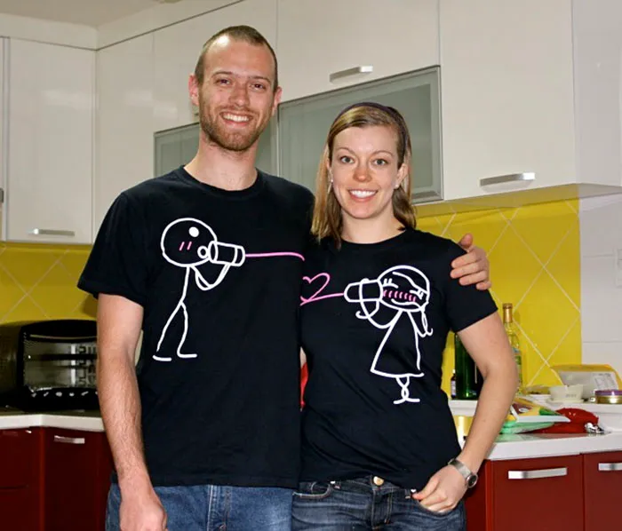 Camiseta para parejas
