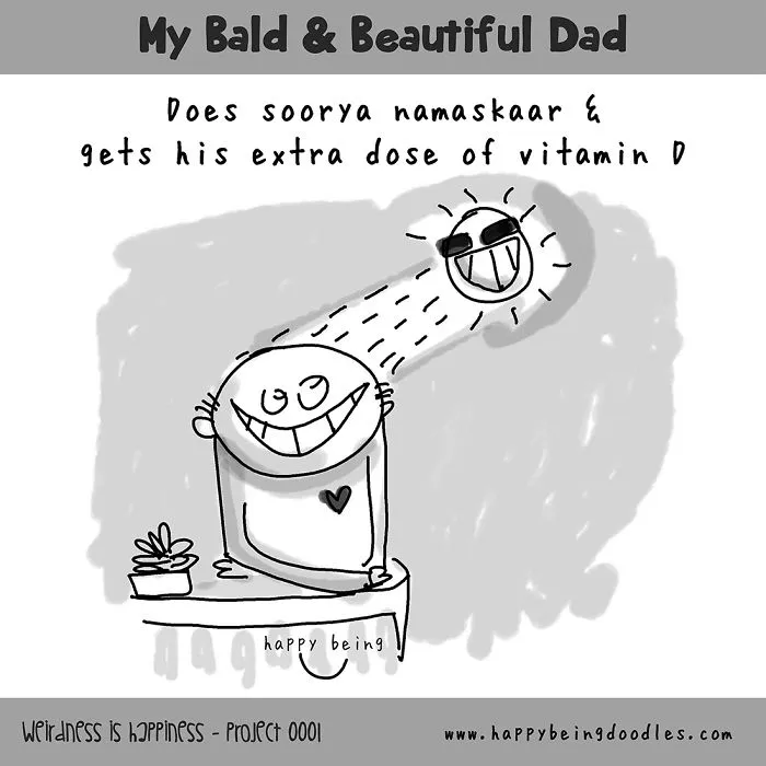 My Bald & Beautiful Dad