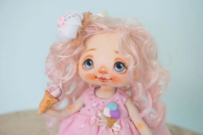 I Create One-Of-A-Kind Dolls By Sewing Them And Handpainting Their Faces (Part 2)