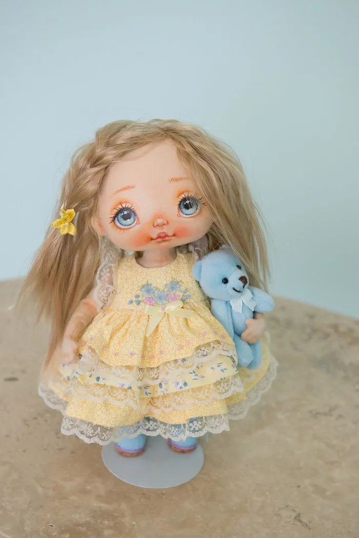 I Create One-Of-A-Kind Dolls By Sewing Them And Handpainting Their Faces (Part 2)