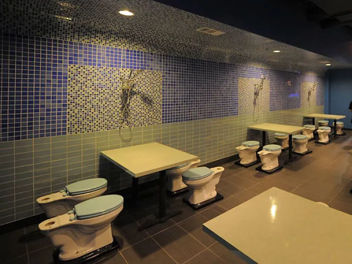 Cafetería - cuarto de baño