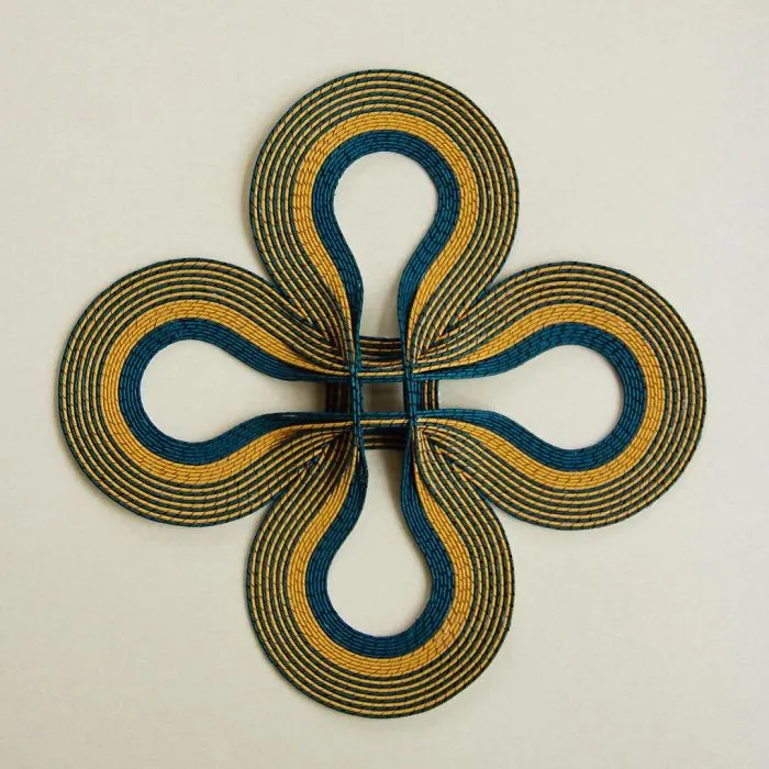I Create 3D Paper Tapestries Made With Curled Paper Strips