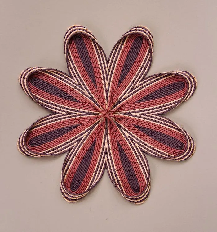 I Create 3D Paper Tapestries Made With Curled Paper Strips