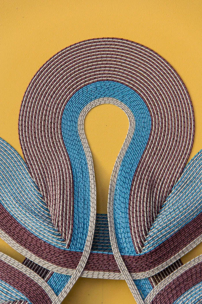 I Create 3D Paper Tapestries Made With Curled Paper Strips