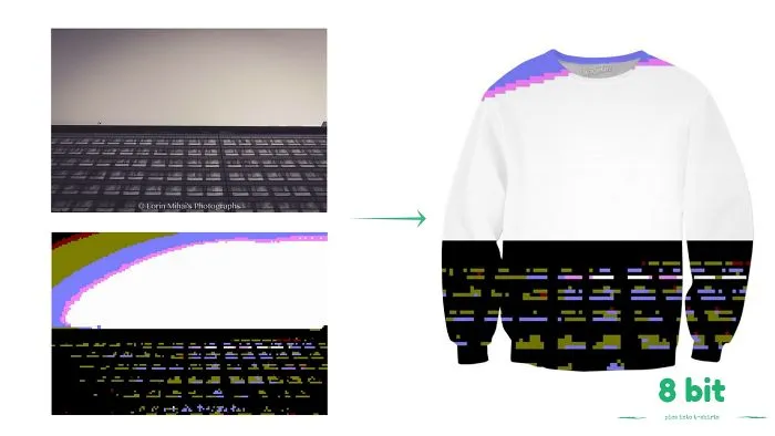 I Turned These High Quality Photos Into 8 Bit Pictures And Then Finally Into T-Shirts