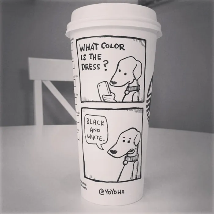 I Got Bored By Blank Coffee Cups, So I Started Drawing Comics On Them