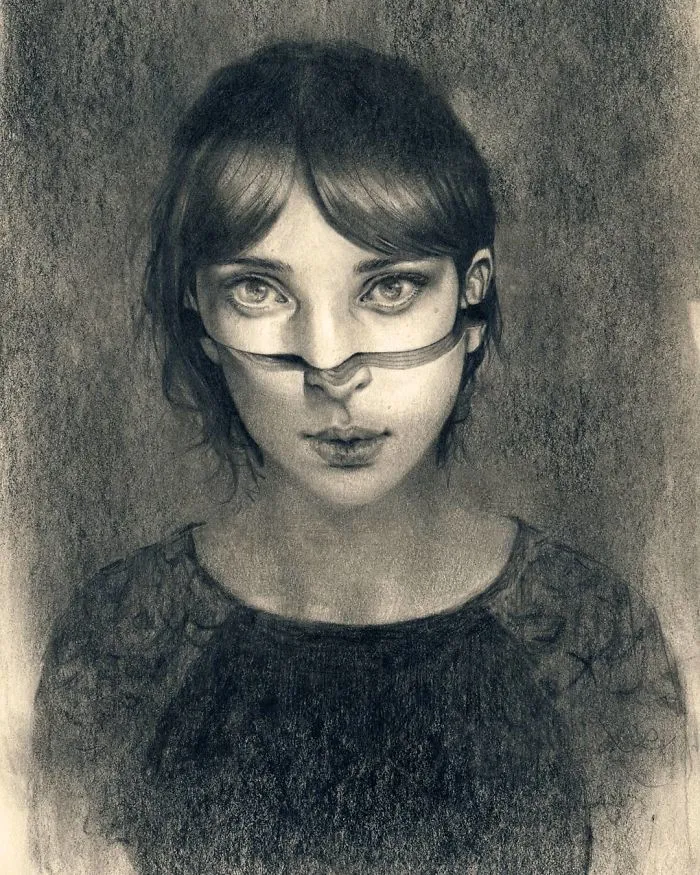 I Capture Dream-Like Images Using A Graphite Pencil