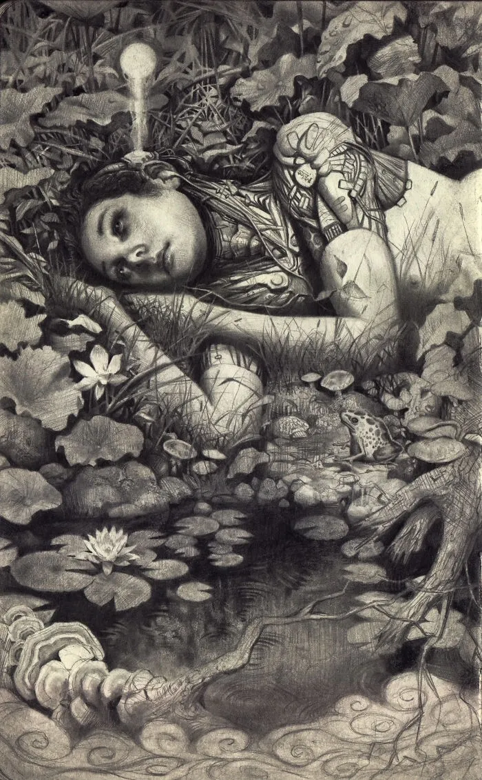 I Capture Dream-Like Images Using A Graphite Pencil