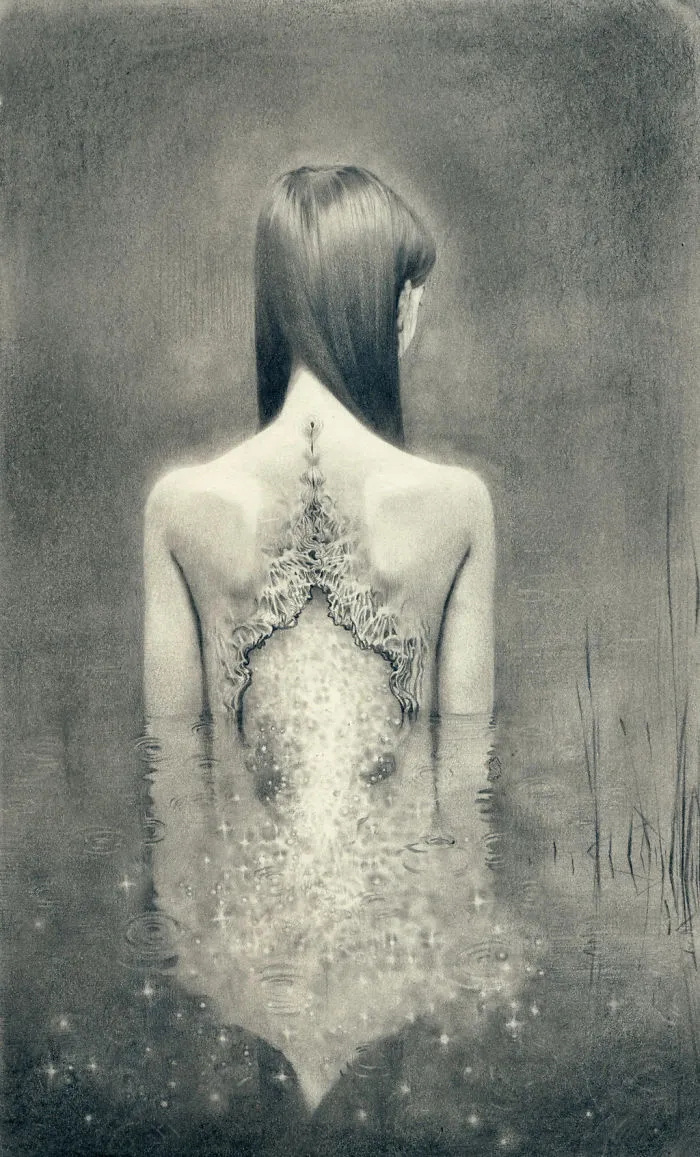I Capture Dream-Like Images Using A Graphite Pencil