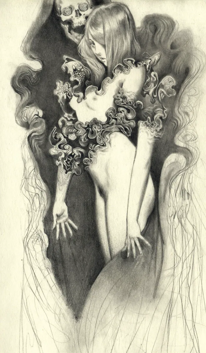 I Capture Dream-Like Images Using A Graphite Pencil