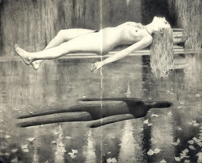 I Capture Dream-Like Images Using A Graphite Pencil