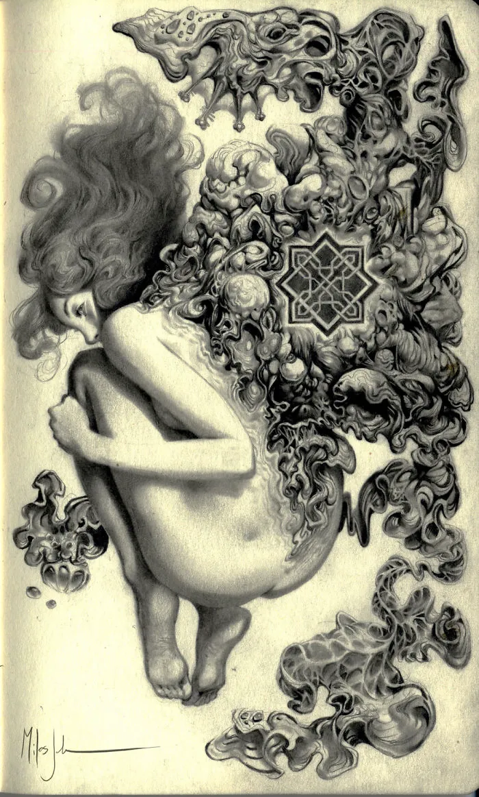 I Capture Dream-Like Images Using A Graphite Pencil