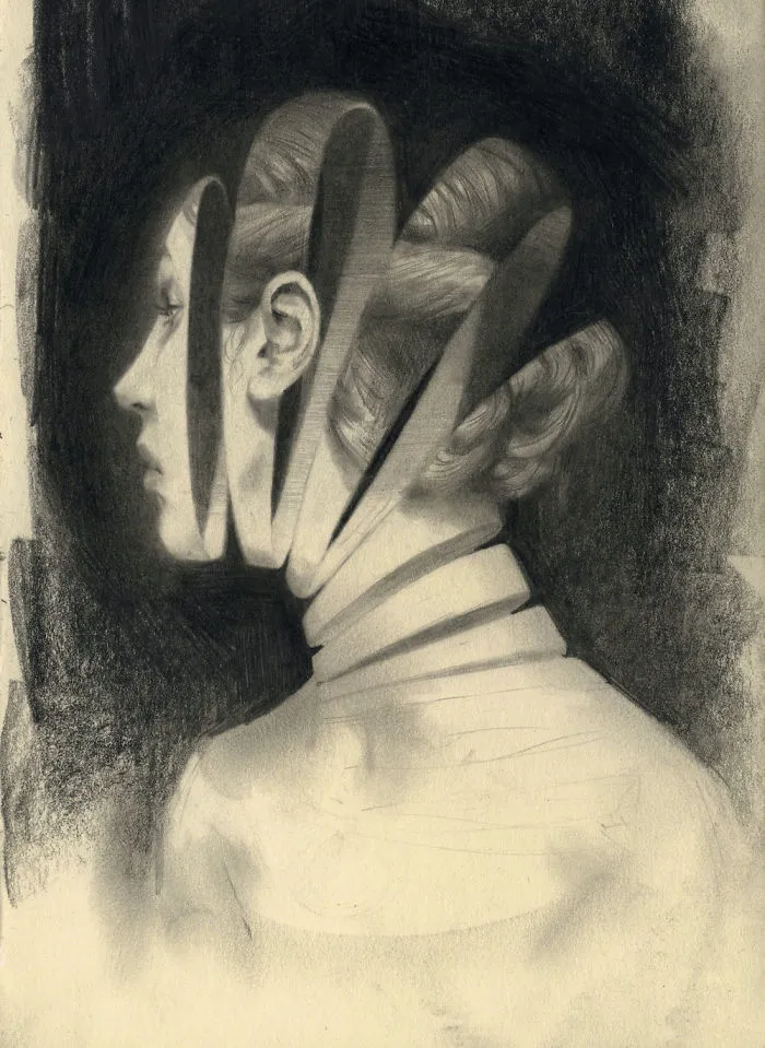 I Capture Dream-Like Images Using A Graphite Pencil