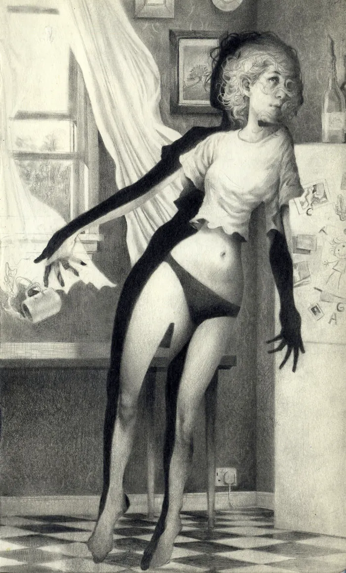 I Capture Dream-Like Images Using A Graphite Pencil