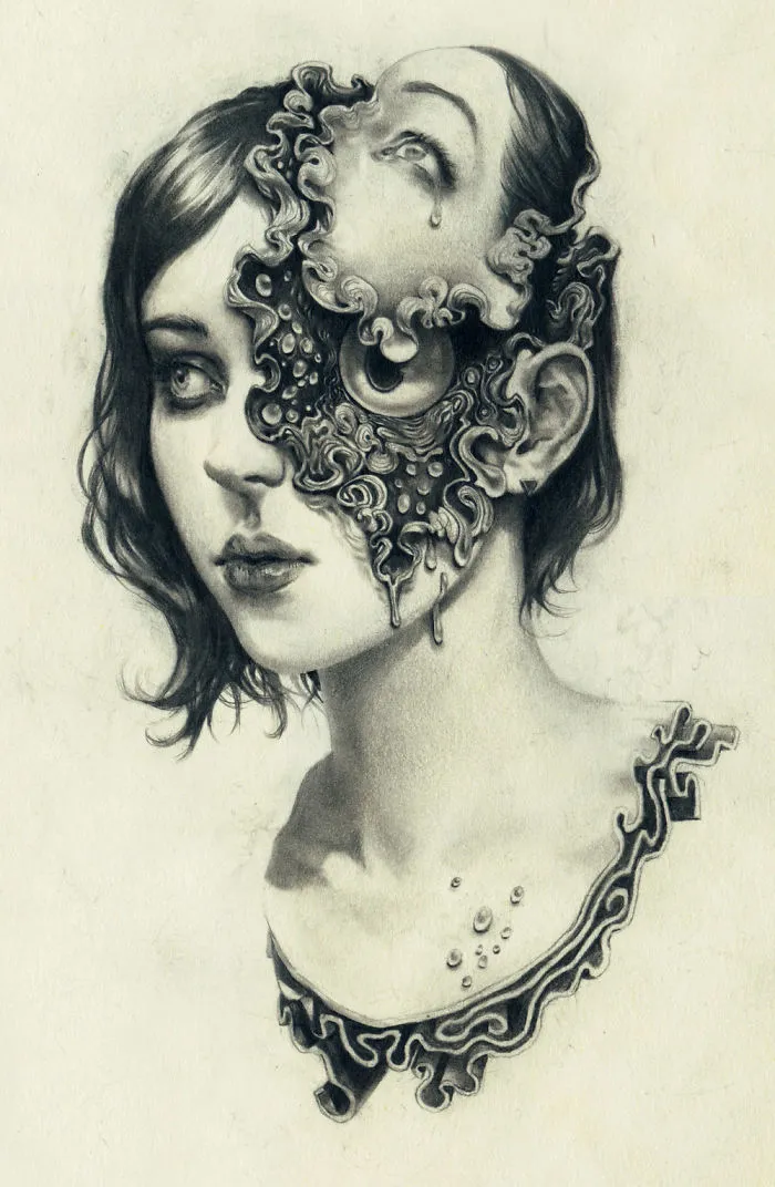 I Capture Dream-Like Images Using A Graphite Pencil