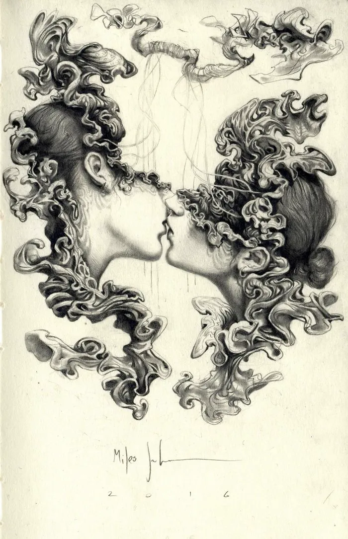 I Capture Dream-Like Images Using A Graphite Pencil
