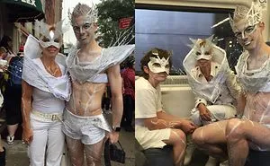 Mother Supports Her Gay Son Enough To Wear Crazy Costume Nyc Pride Parade