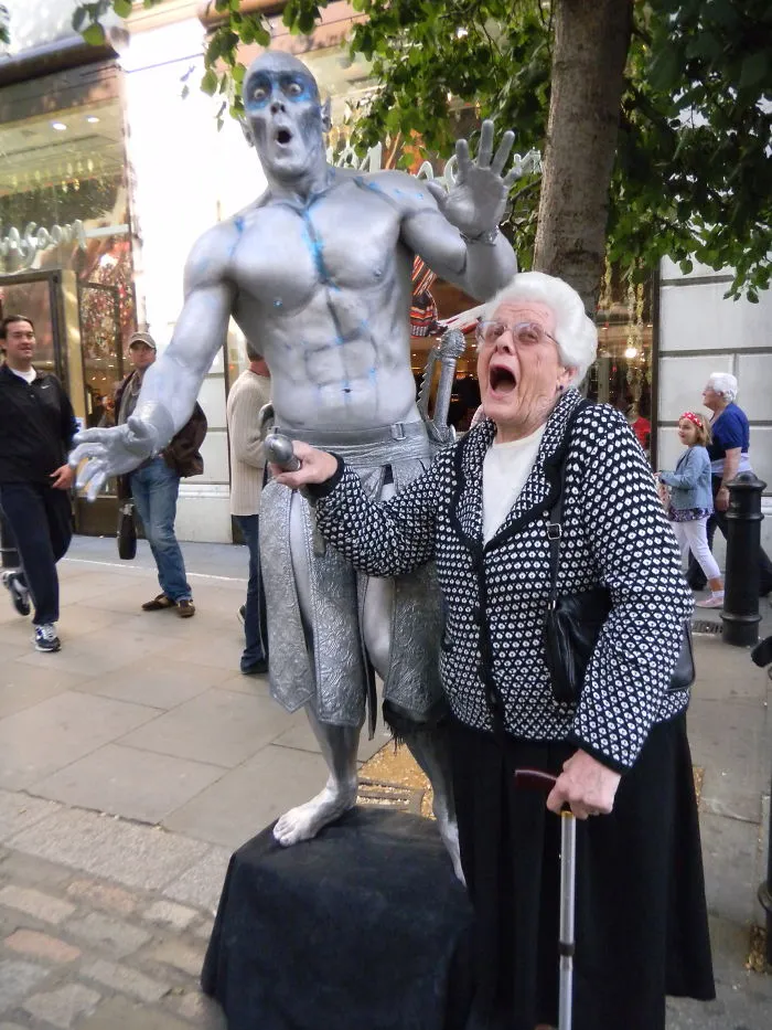 Covent Garden Silver Man