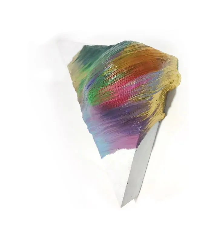Sculptural Giant Paint Strokes Made With Heavy Medium, Oil, And Acrylic Paint