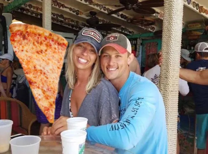 Couple Asks Internet To Photoshop Out Shirtless Guy From Engagement Photo, Regrets It Immediately