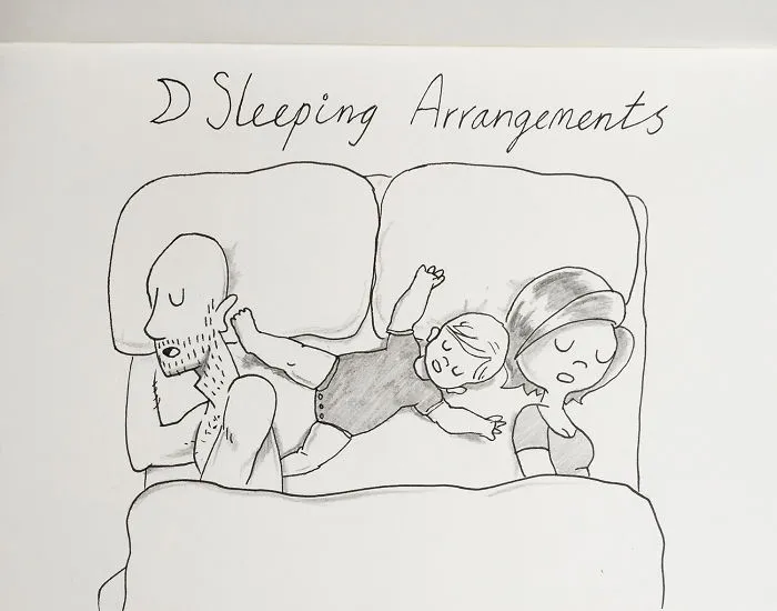 About 2AM Poppy Comes Into Our Bed. This Is Her Preferred Sleeping Position