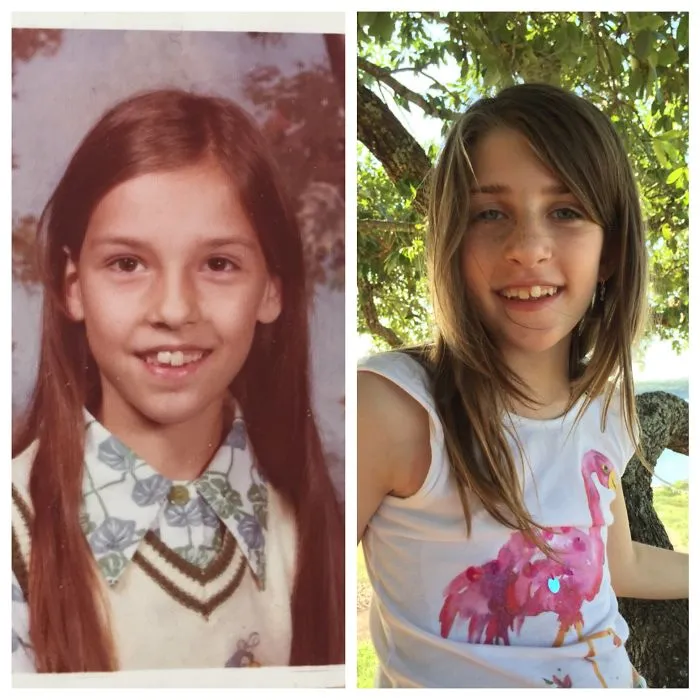 My Daughter And Me At About The Same Age