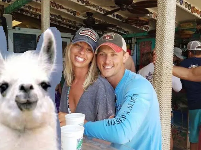 Couple Asks Internet To Photoshop Out Shirtless Guy From Engagement Photo, Regrets It Immediately