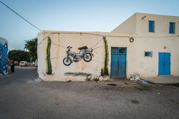 150 Artists Turn The Streets Of Tunisian Village Into Piece Of Art