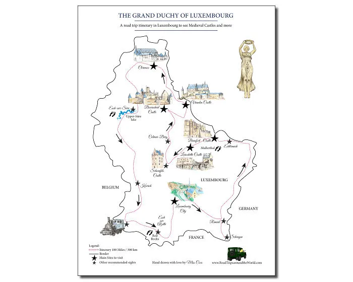 Medieval Castles Overload In Luxembourg! (All In A New Map!!)
