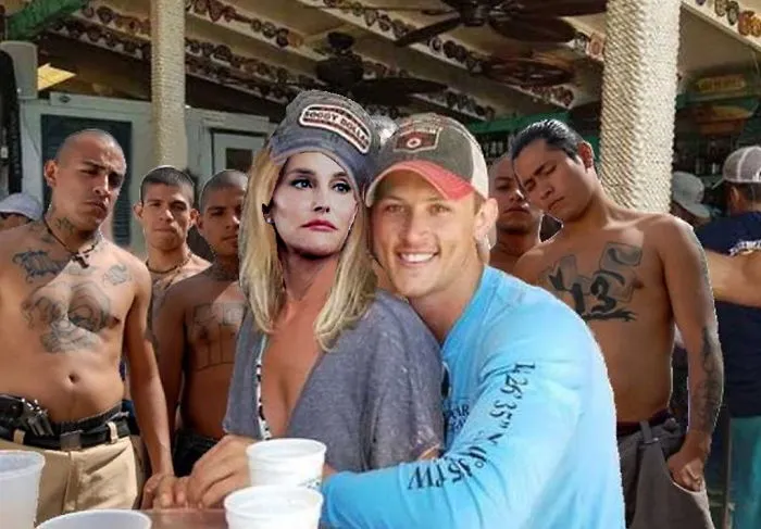 Couple Asks Internet To Photoshop Out Shirtless Guy From Engagement Photo, Regrets It Immediately
