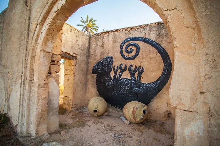150 Artists Turn The Streets Of Tunisian Village Into Piece Of Art