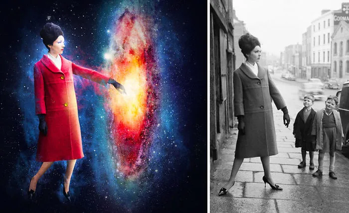 I Revive Vintage Photographs Into Trippy Digital Art